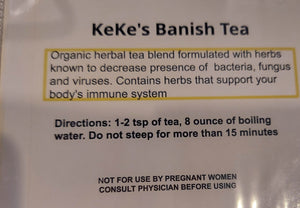 Banish Herbal Blend- LOOSE LEAF TEA- DOES NOT INCLUDE TEA BAGS