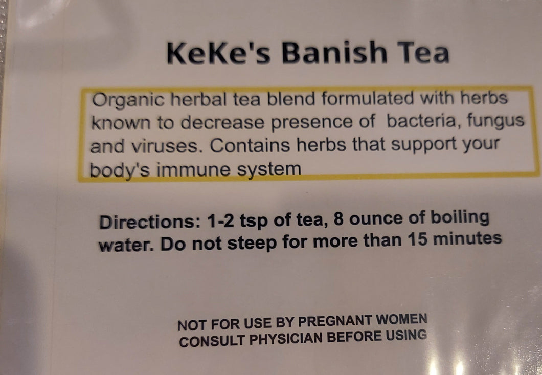 Banish Herbal Blend- LOOSE LEAF TEA- DOES NOT INCLUDE TEA BAGS