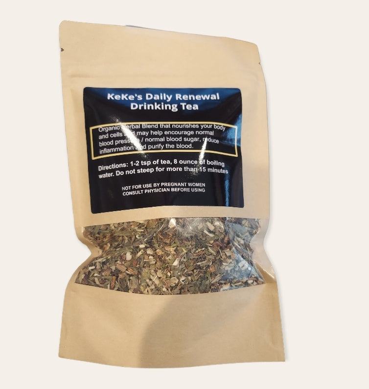 KeKe's Daily Renewal Tea - LOOSE LEAF TEA- DOES NOT INCLUDE TEA BAGS ...